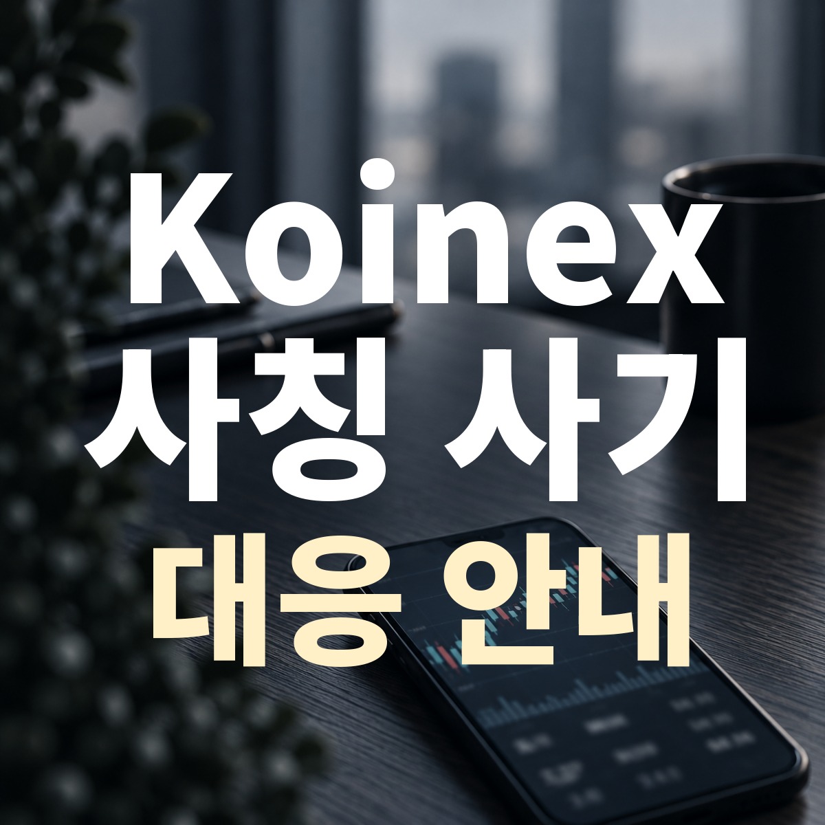 Koinex 사칭 사기 대응 안내