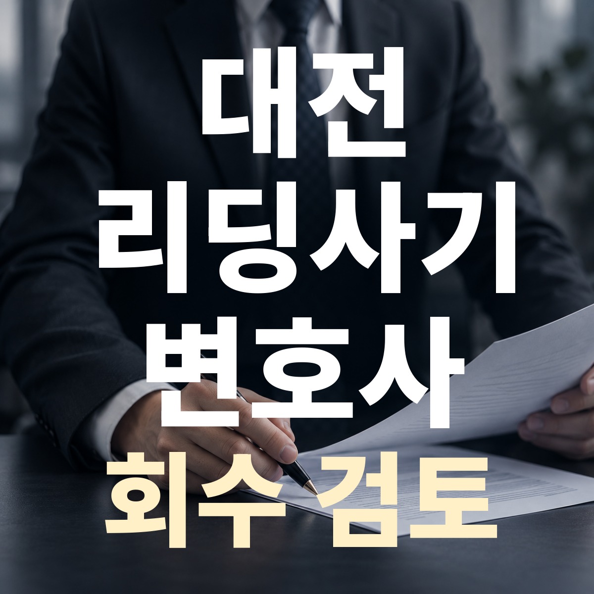 대전 리딩사기 변호사 회수 검토