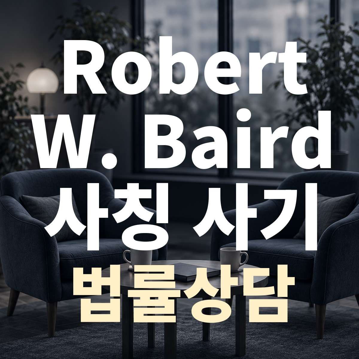 Robert W. Baird 사칭 사기 법률상담