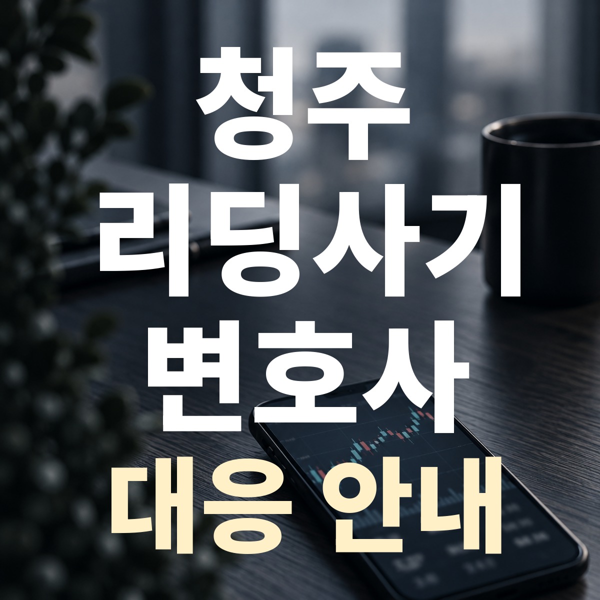 청주 리딩사기 변호사 대응 안내