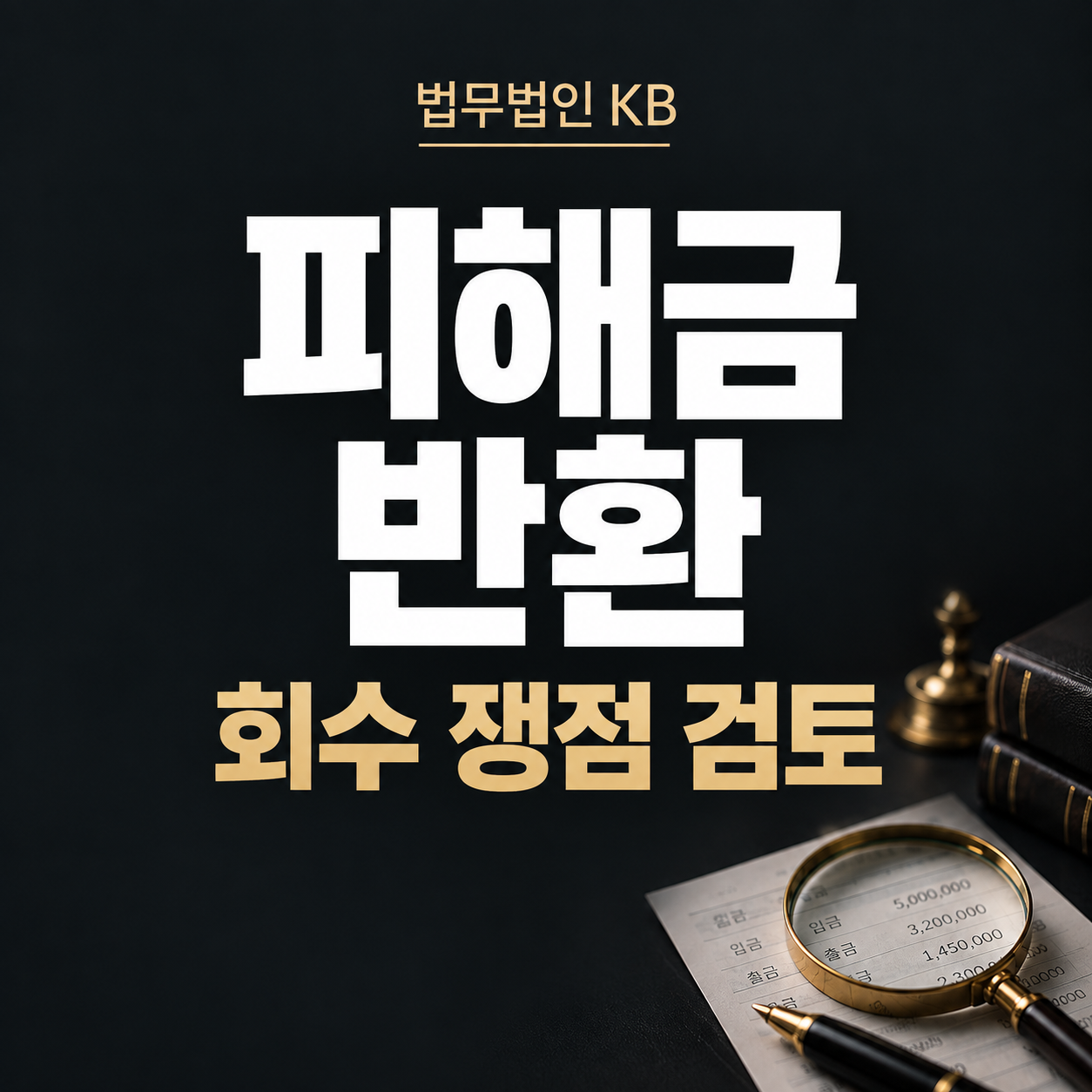 피해금 반환 검토