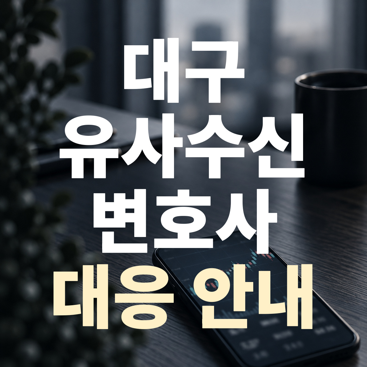 대구 유사수신 변호사 대응 안내