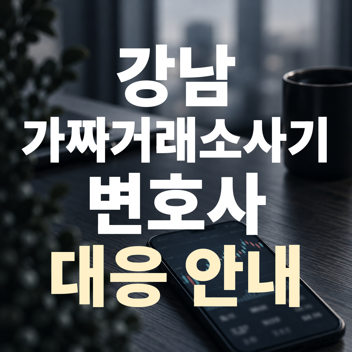 강남 가짜거래소사기 변호사 대응 안내