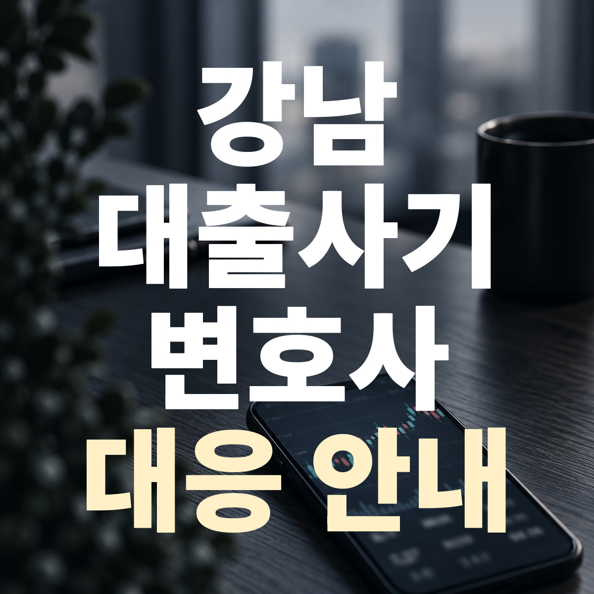 강남 대출사기 변호사 대응 안내