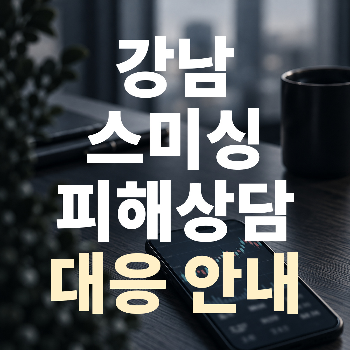 강남 스미싱 피해상담 대응 안내