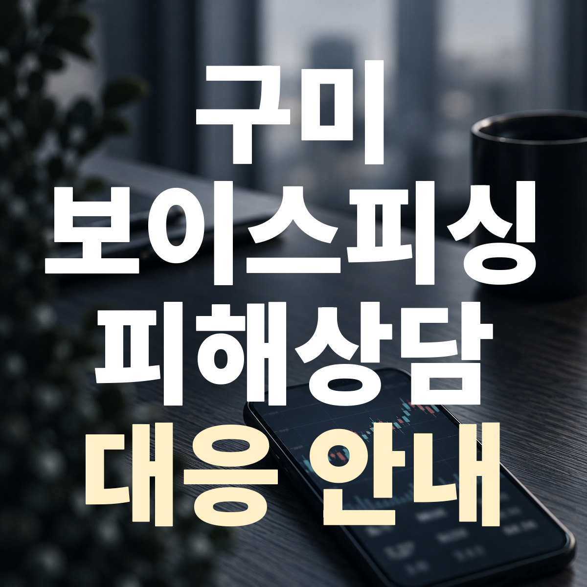 구미 보이스피싱 피해상담 대응 안내