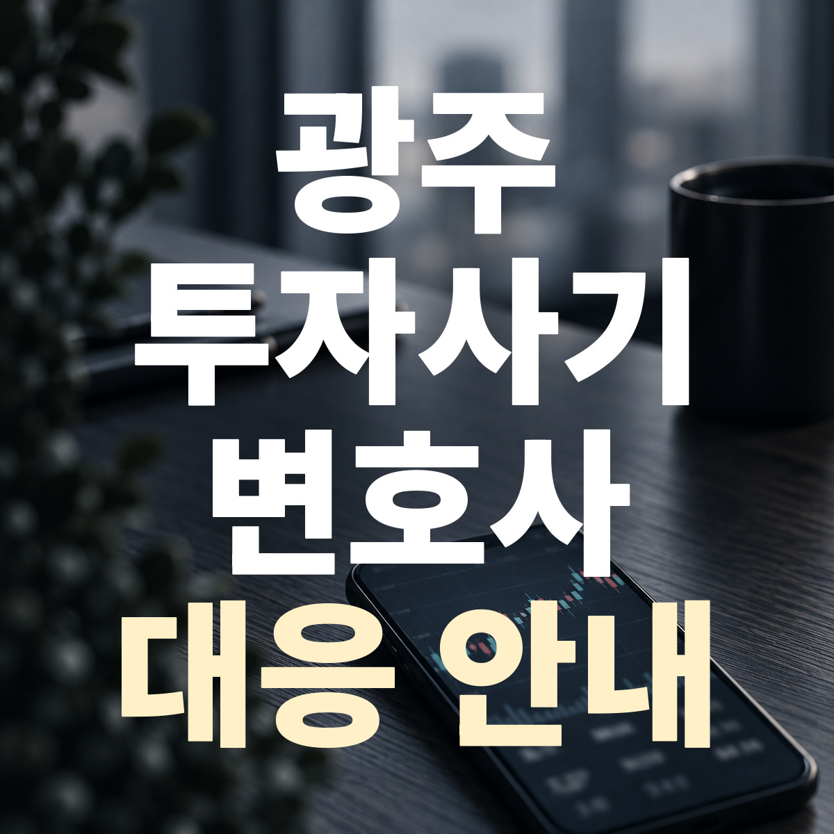 광주 투자사기 변호사 대응 안내