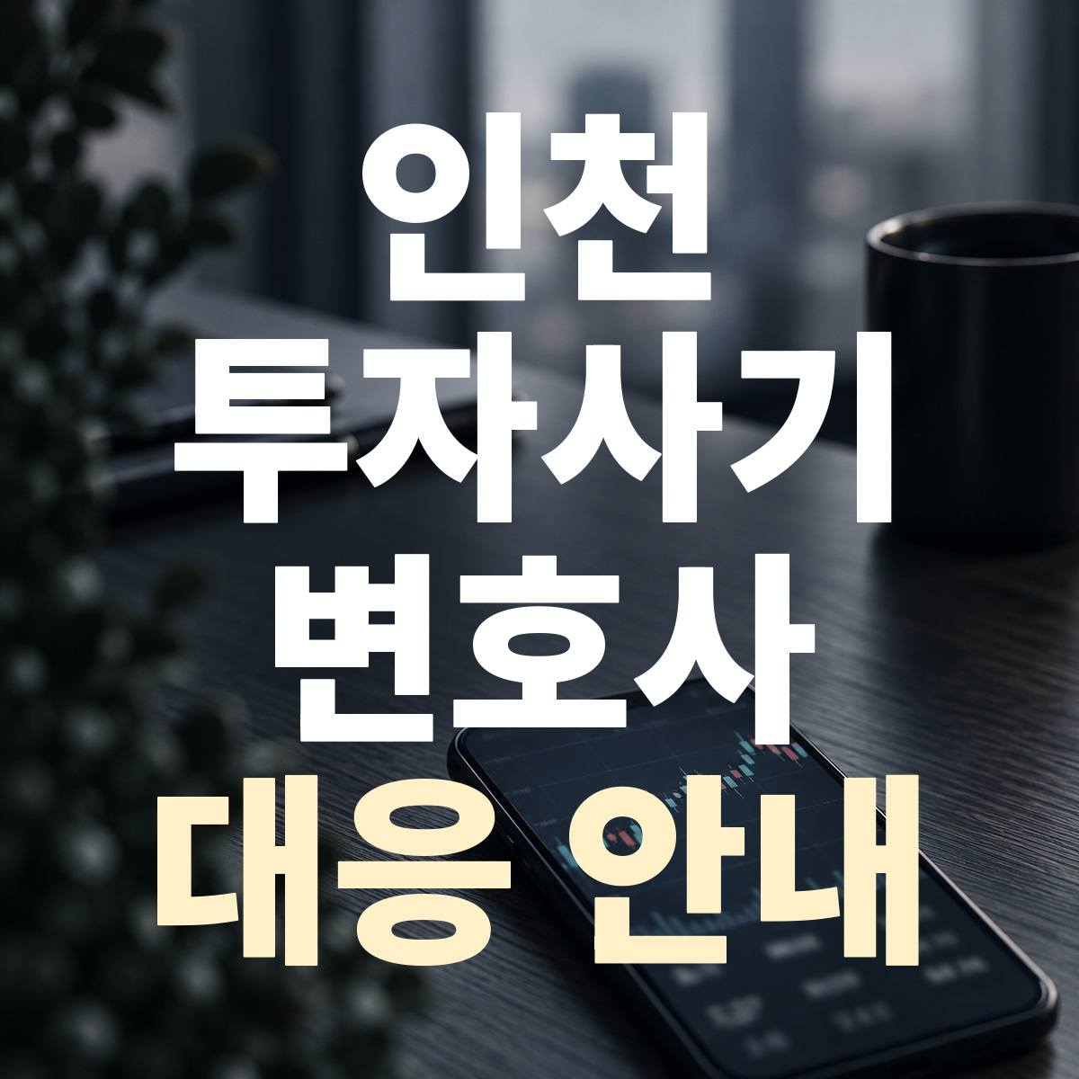 인천 투자사기 변호사 대응 안내