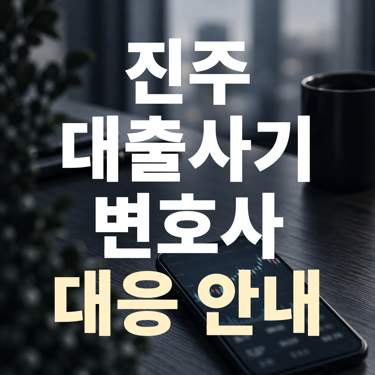 진주 대출사기 변호사 대응 안내