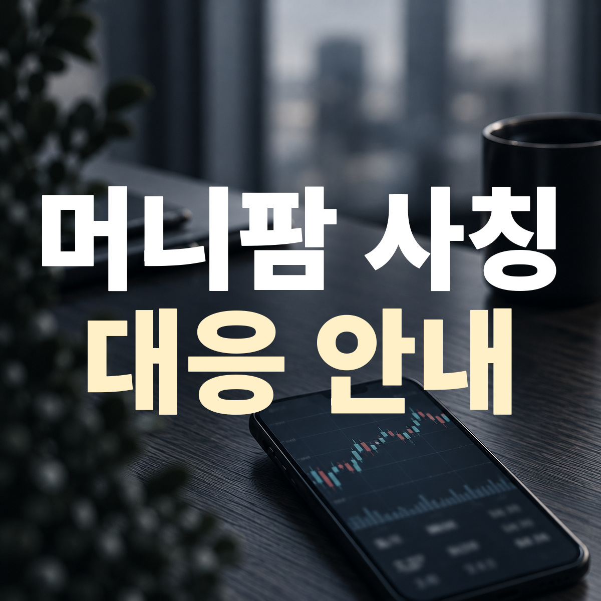 머니팜 사칭 대응 안내