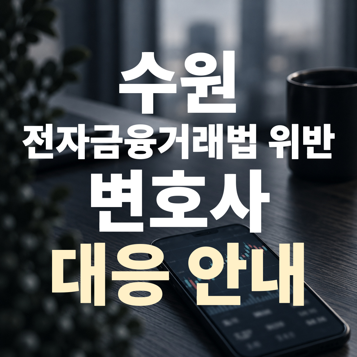 수원 전자금융거래법 위반 변호사 대응 안내