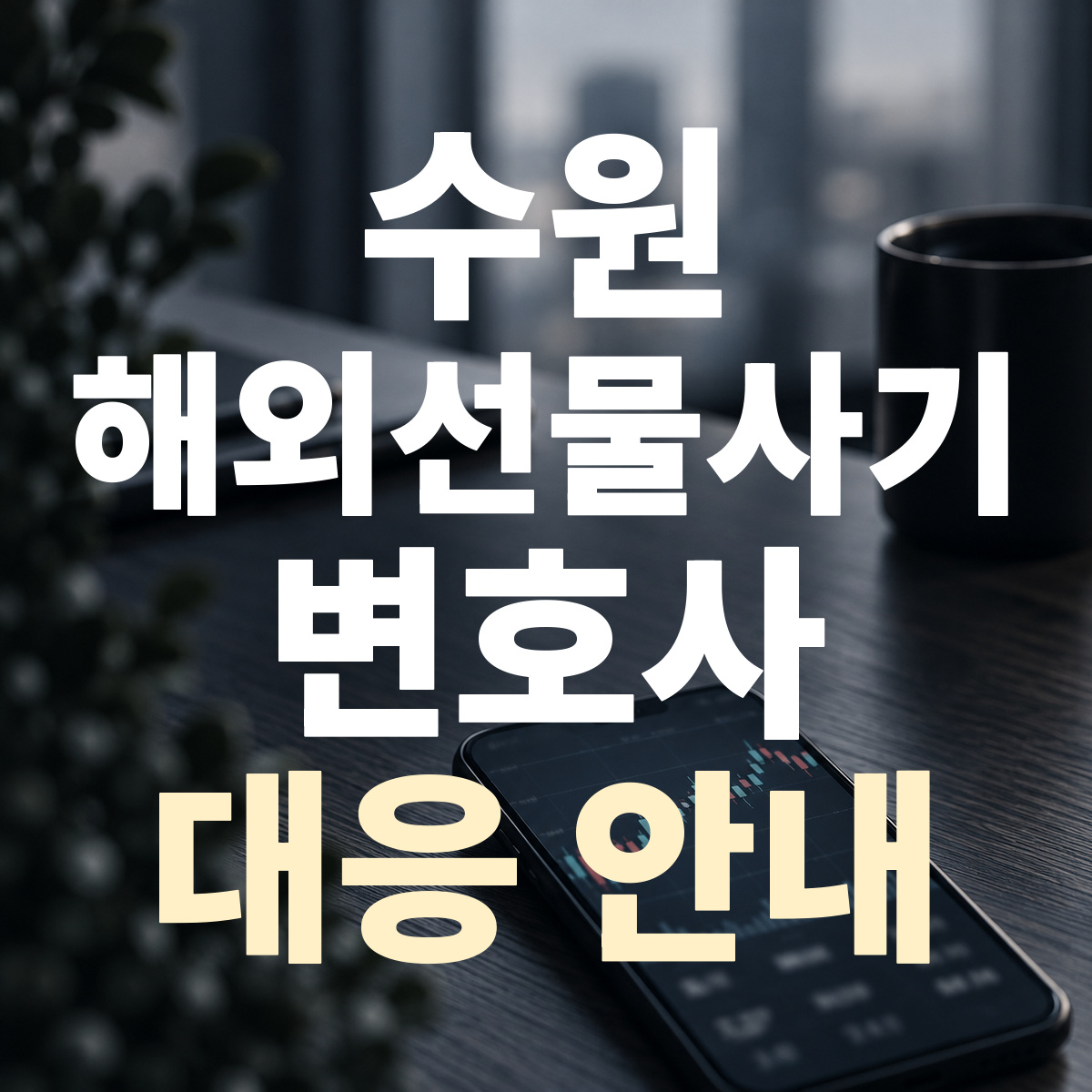 수원 해외선물사기 변호사 대응 안내
