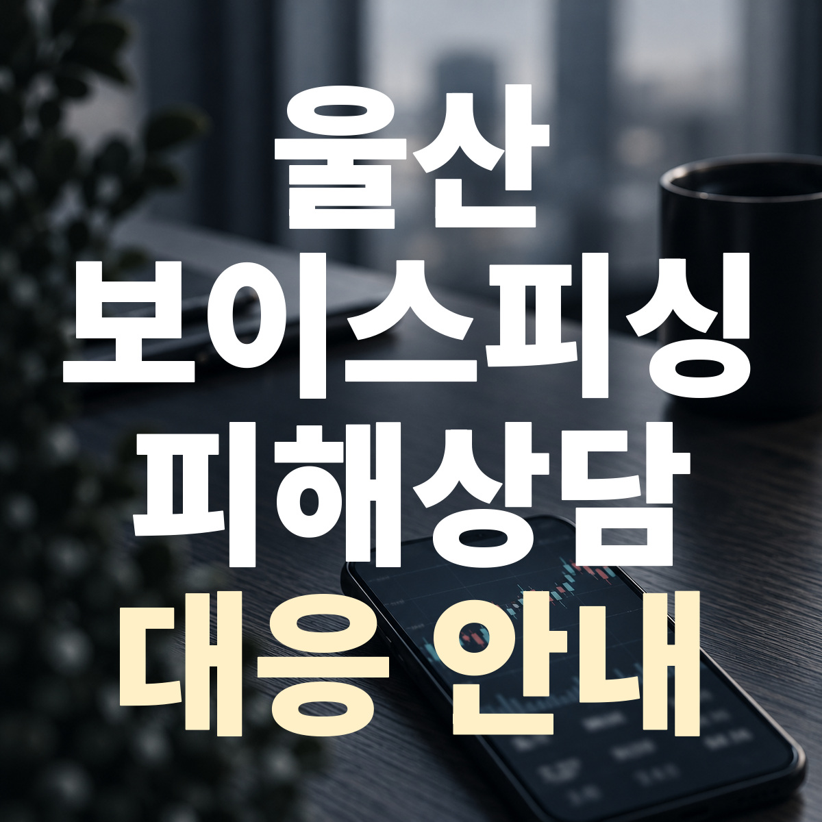 울산 보이스피싱 피해상담 대응 안내