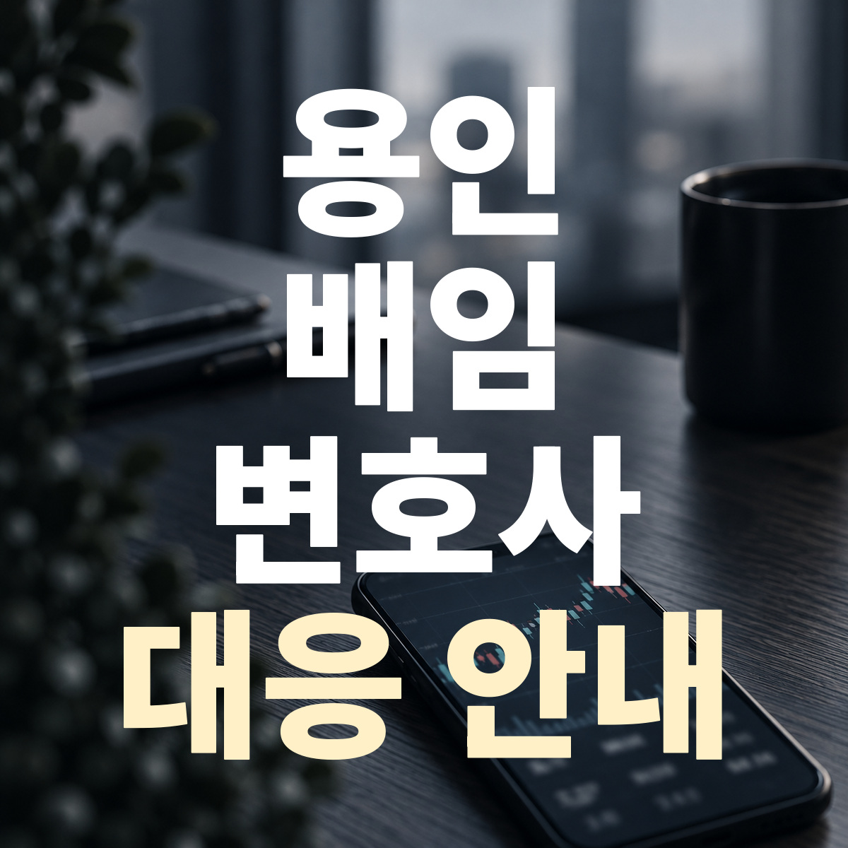 용인 배임 변호사 대응 안내