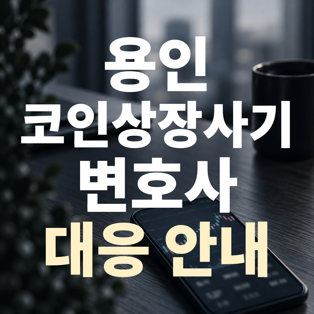 용인 코인상장사기 변호사 대응 안내