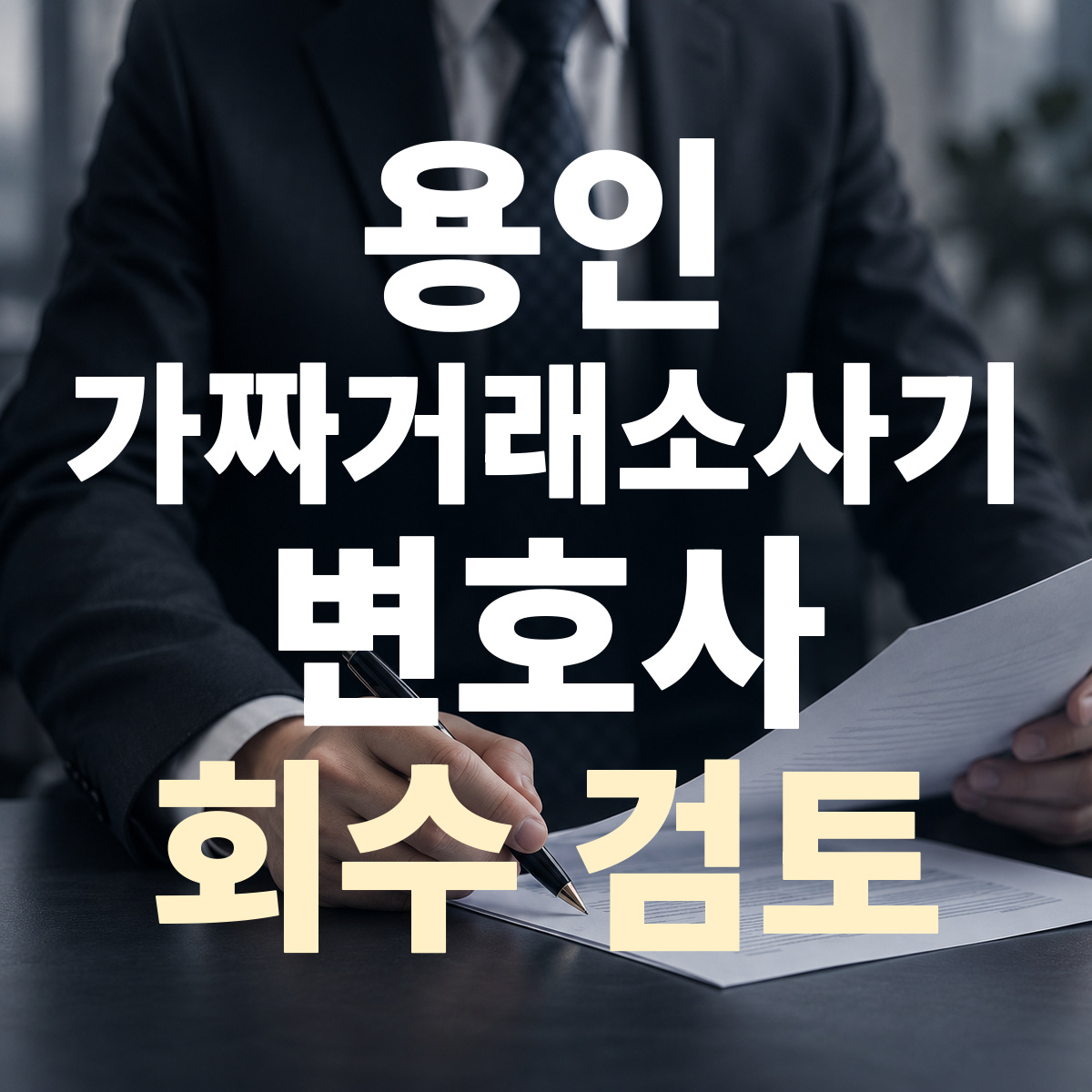 용인 가짜거래소사기 변호사 회수 검토