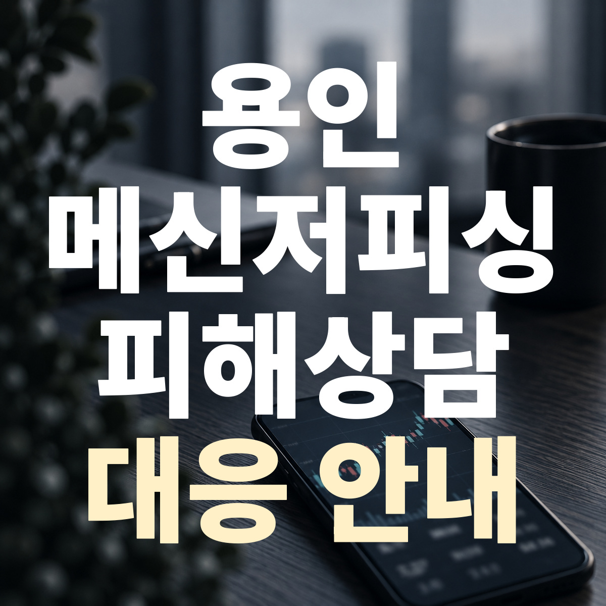 용인 메신저피싱 피해상담 대응 안내