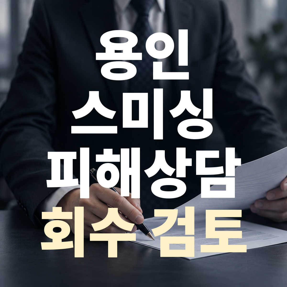 용인 스미싱 피해상담 회수 검토