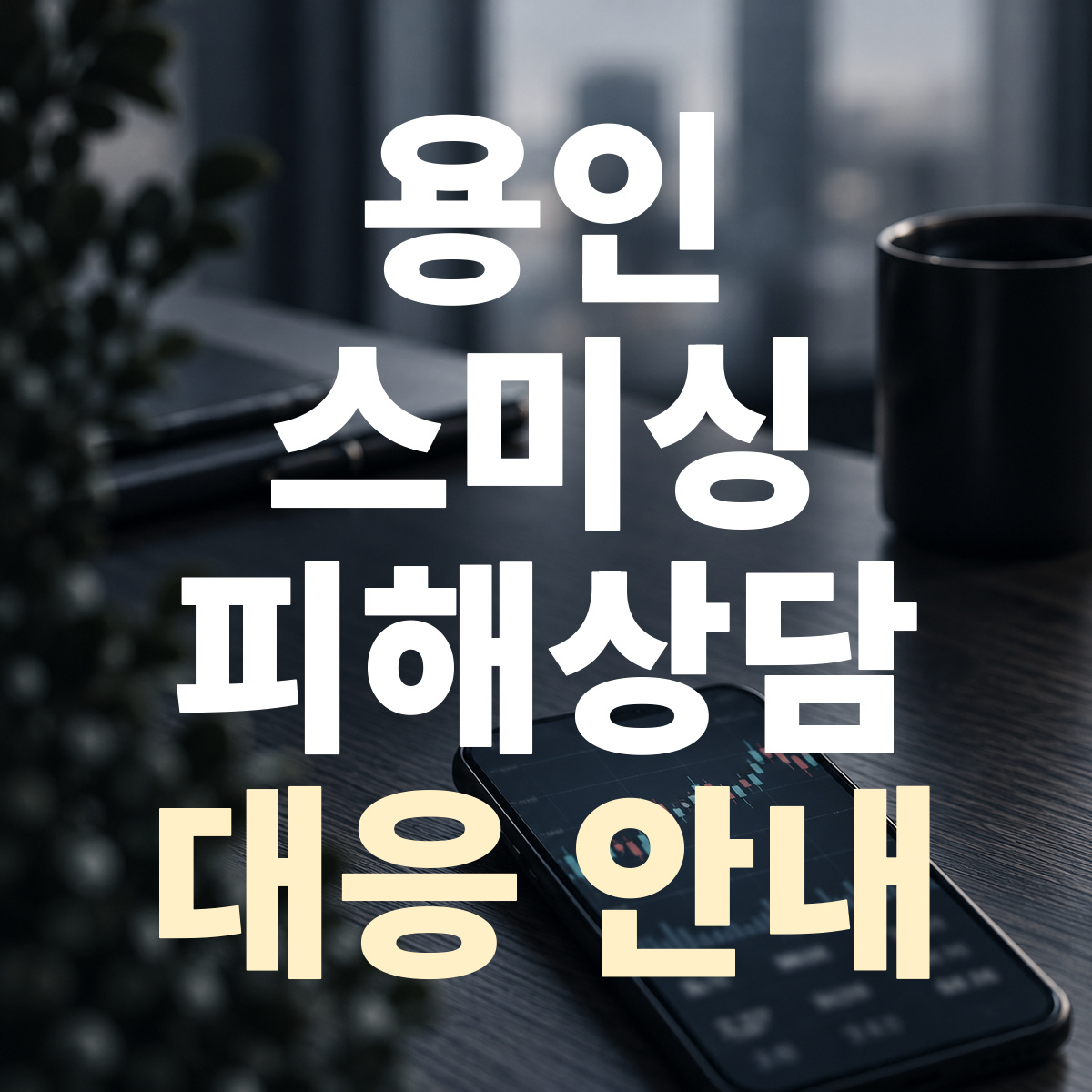 용인 스미싱 피해상담 대응 안내