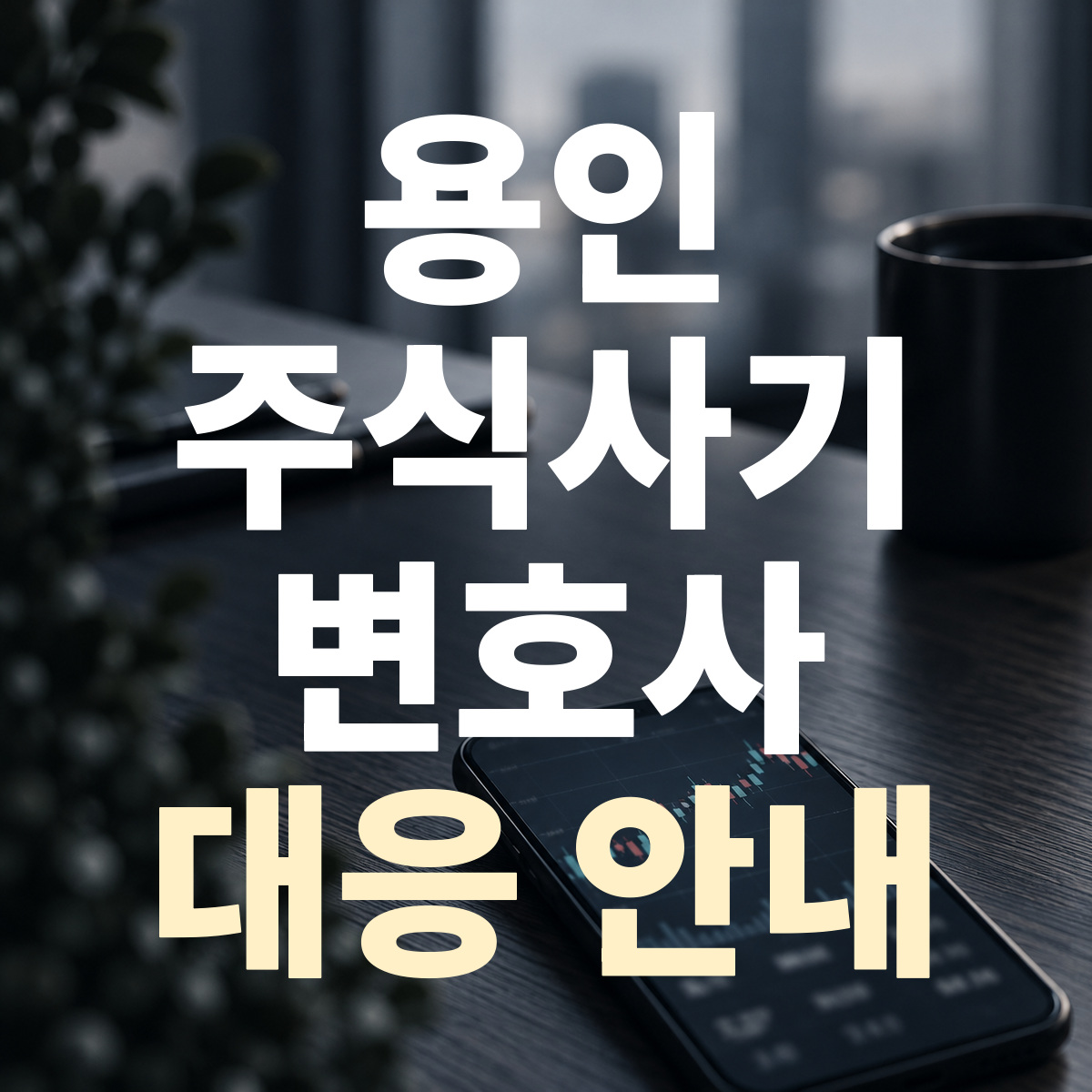 용인 주식사기 변호사 대응 안내