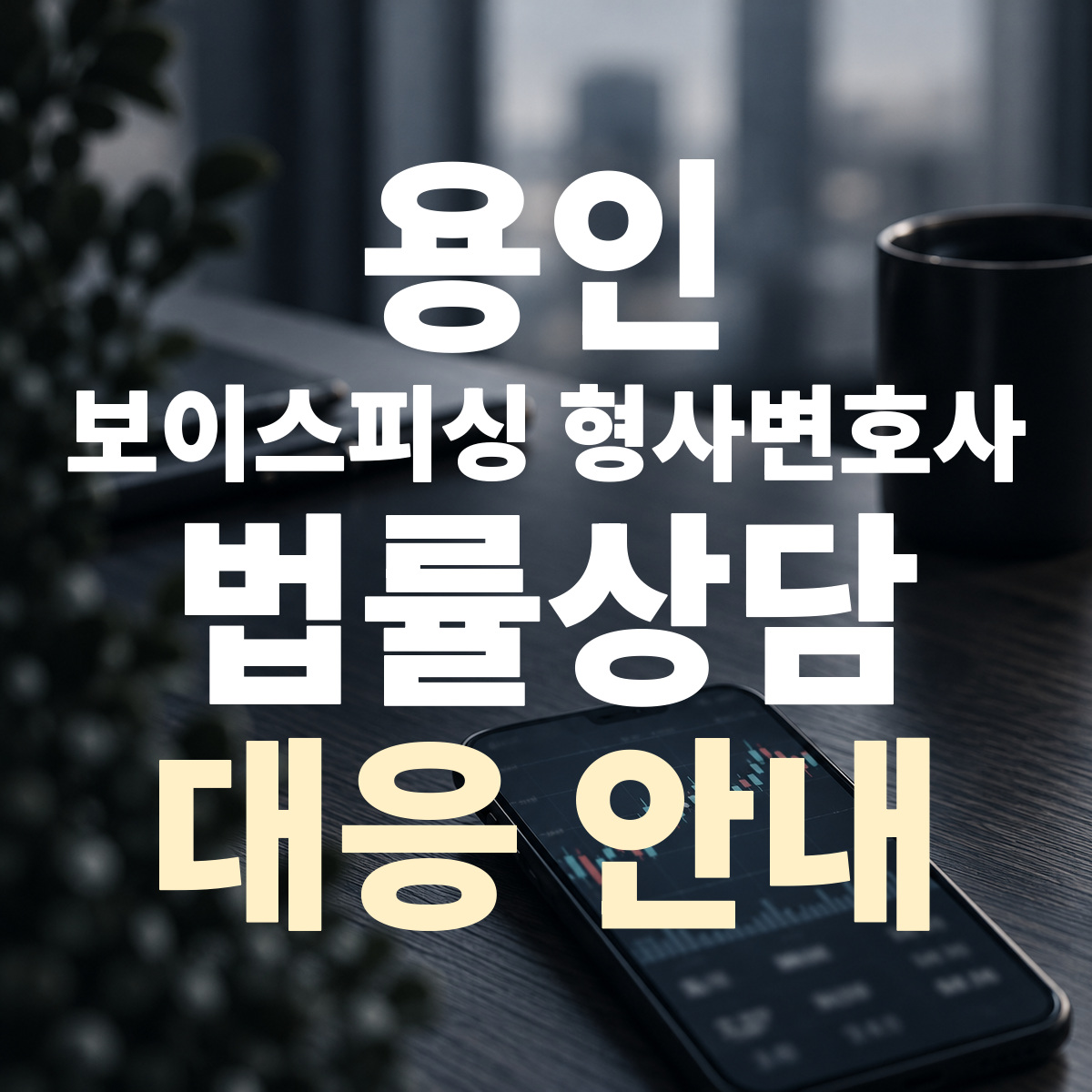 용인 보이스피싱 형사변호사 대응 안내
